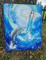 Preview: Leinwandbild (Original) Engel "Heilsame Delfinverbindung", Nicole Seitz