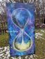 Preview: Leinwandbild (Original) * Sanduhr "Neue Welt" * 50 x 100 cm * Universum