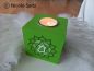 Preview: Herzchakra * Licht * handbemalt mit Symbol * Holz