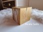 Preview: Kartenhalter * Engel * handbemalt * Holz * Herz * Gold