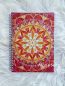 Preview: Notizblock liniert * Mandala "Leuchtender Kreis" DinA5