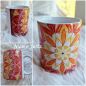 Preview: Tasse * Mandala "Leuchtender Kreis" 9,5 x 8 cm