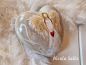 Preview: Herz * Engel * handbemalt * 10 x 10 x 4 cm * Keramik
