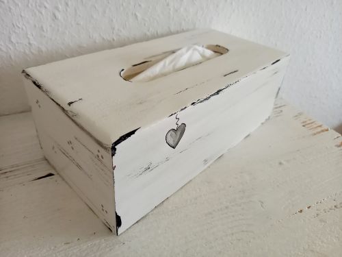 Tücherbox * Herz * Shabby