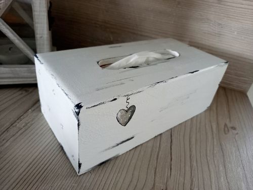 Tücherbox * Herz * Shabby