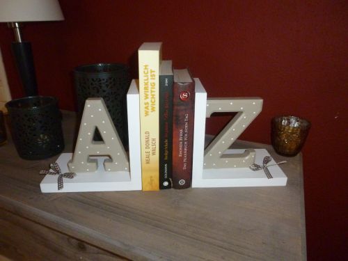 Preview: Buchstützen * A-Z * Shabby
