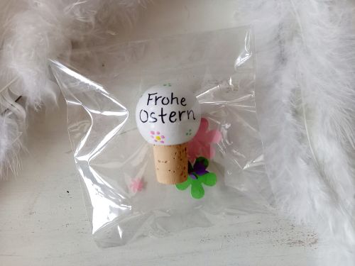 Flaschenkorken * Frohe Ostern