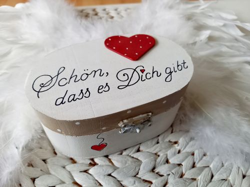 Geschenkkästchen * Schön, dass es Dich gibt