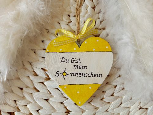 Herz-Hänger * Du bist mein Sonnenschein