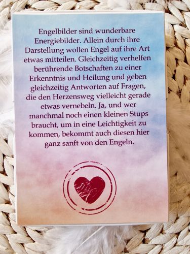 Engelliebe-Orakel * 40 Karten + Begleitbuch mit liebevollen Botschaften * Kartengröße 7,5 x 10,5 cm