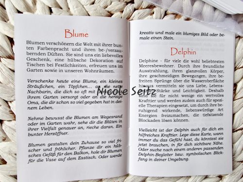 Kartendeck "Herzensimpulse" mit 22 Karten und Heftchen in einem Organzabeutel * Nicole Seitz