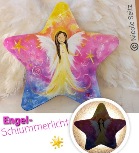 Schlummerlicht Engel Stern