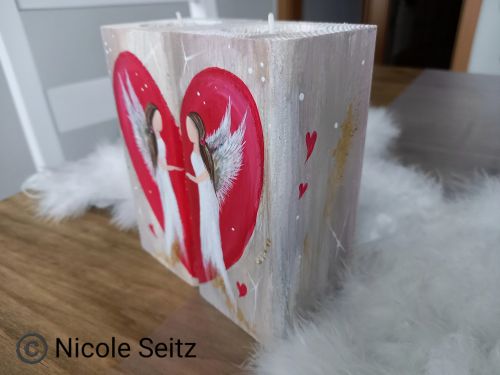 Engellichter "Freundschaft" * handbemalt