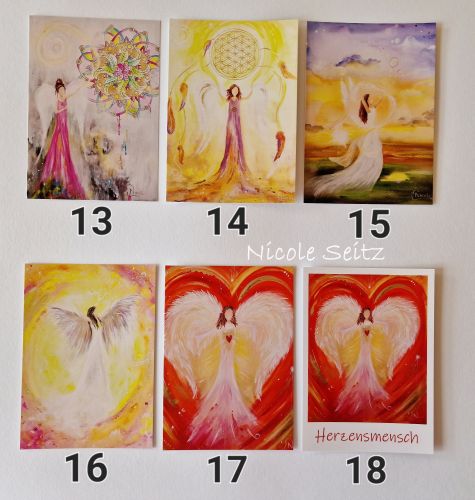 20 von 50 Engel-Postkarten * wähle aus 50 verschiedenen Motiven * Drucke meiner eigenen Bilder