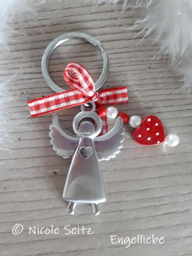 Schlüsselanhänger * Metall * Engel