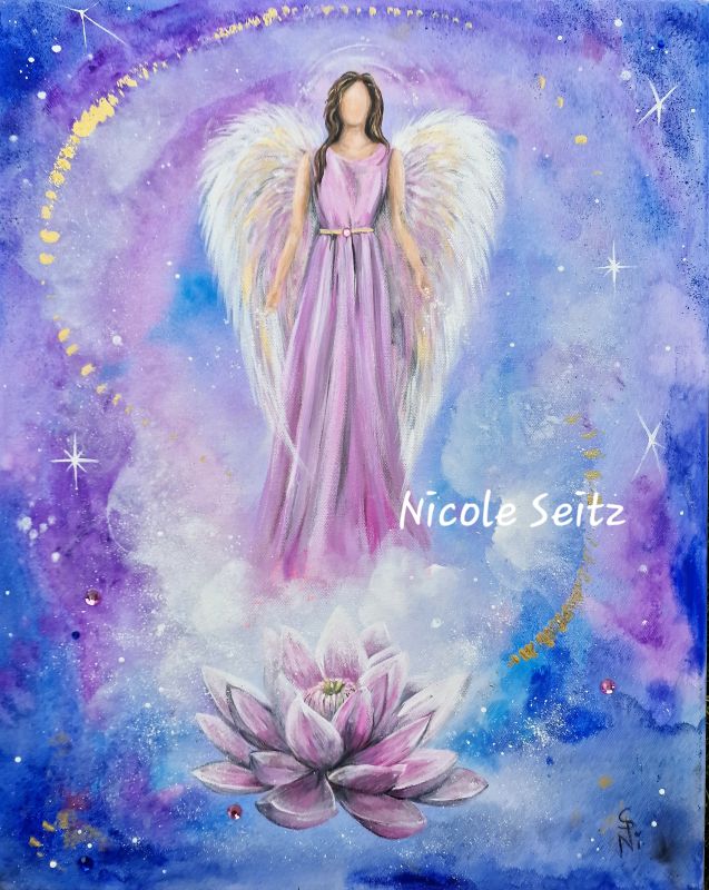 Leinwandbild (Druck) "Engel der Entfaltung", Nicole Seitz