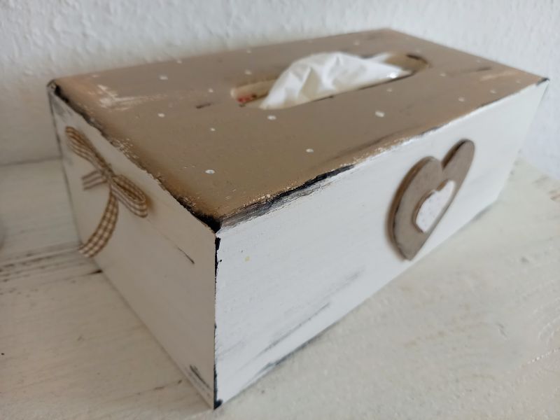 Tücherbox * Herz * Shabby