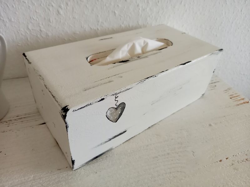 Tücherbox * Herz * Shabby