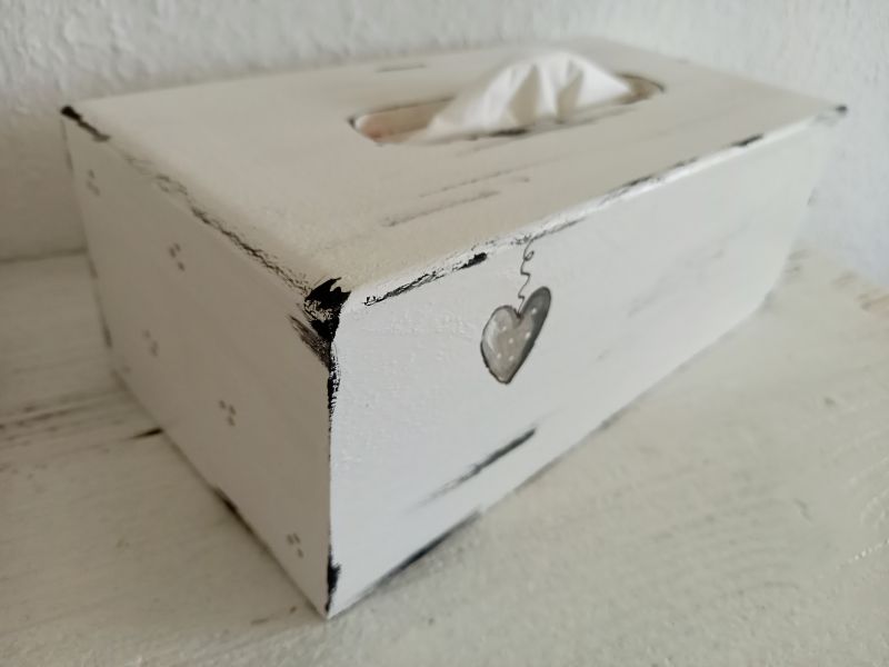 Tücherbox * Herz * Shabby