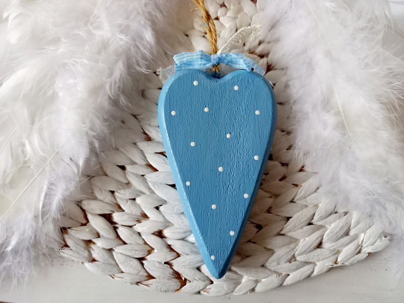 Hänger Herz * Rauchblau