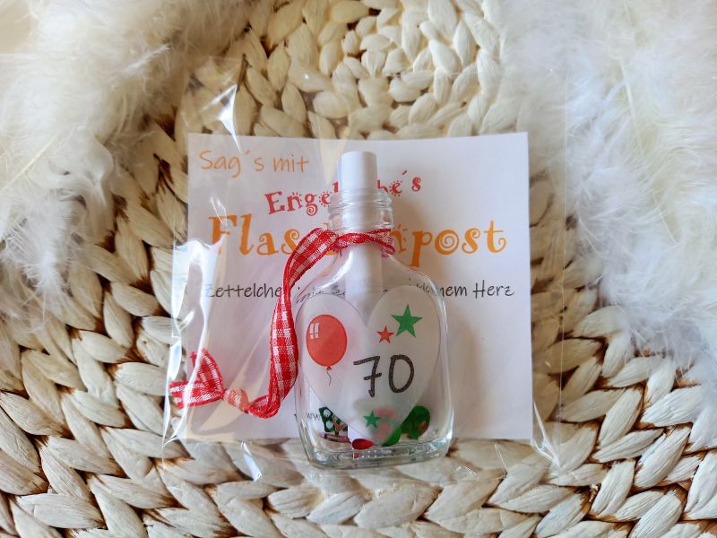 Flaschenpost * 70. Geburtstag