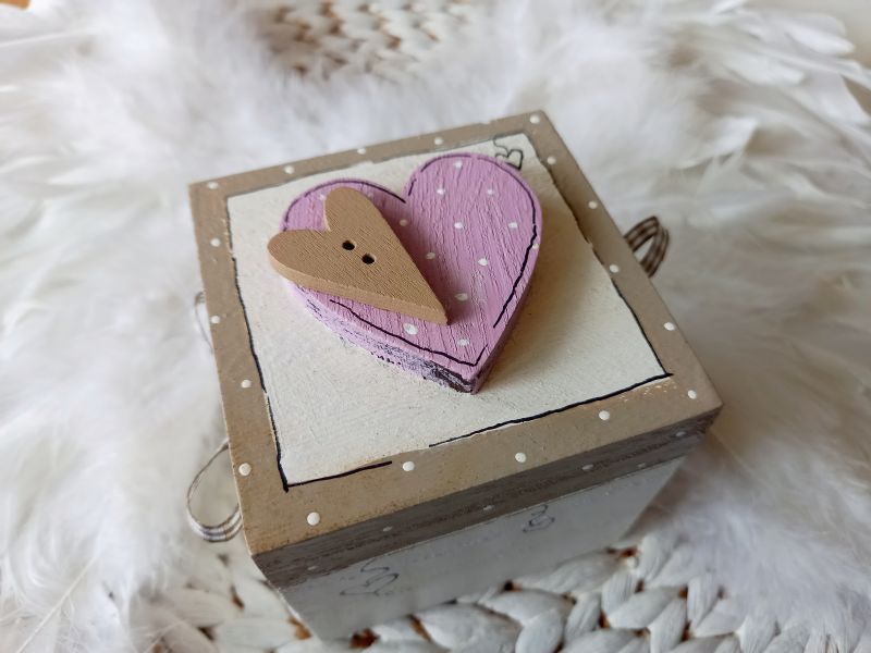 Holzbox * Herz * Shabby