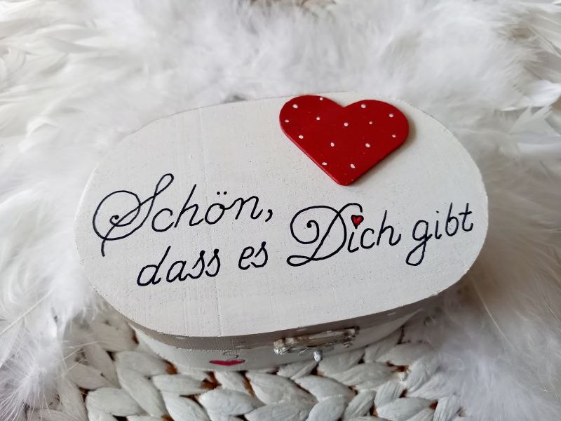 Geschenkkästchen * Schön, dass es Dich gibt