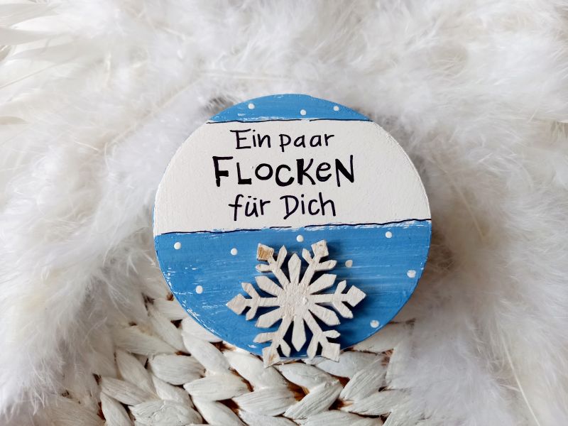 Geschenkdose * Ein paar Flocken für Dich