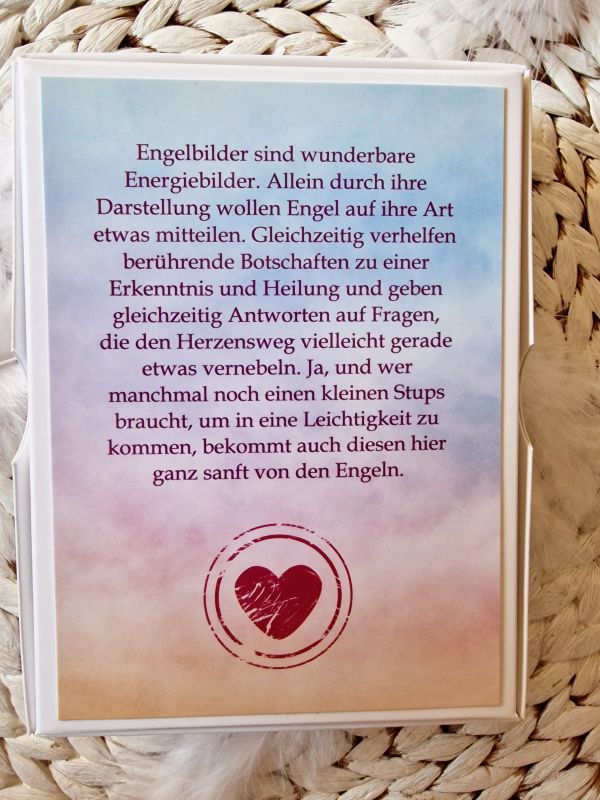 Engelliebe-Orakel * 40 Karten (Postkartengröße) mit liebevollen Botschaften * Kartengröße 10,5 x 14,8 cm