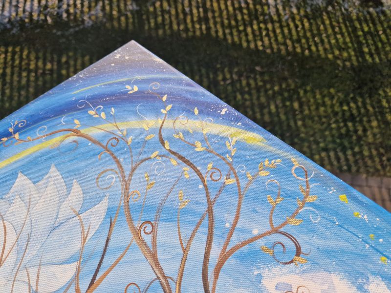Leinwandbild * Lebensbaum Seelenliebe * 50 x 70 cm