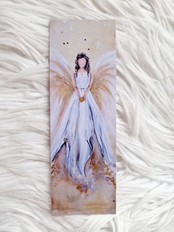 Lesezeichen * Weihnachtsengel * Goldengel