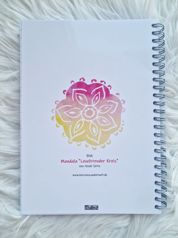 Notizblock liniert * Mandala "Leuchtender Kreis" DinA5