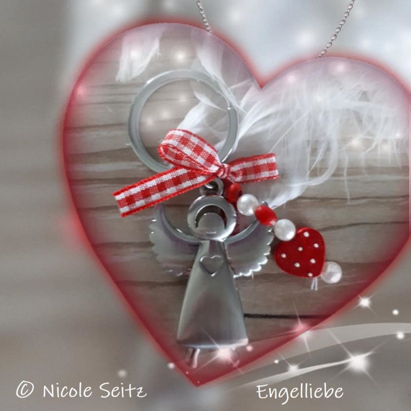 Schlüsselanhänger * Metall * Engel