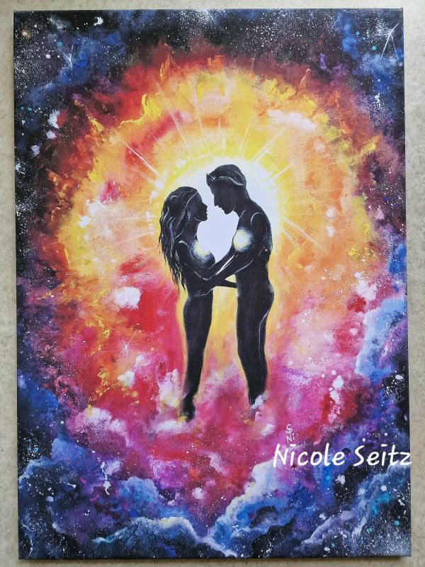 Leinwandbild (Druck) * Seelenliebe * 50 x 70 cm
