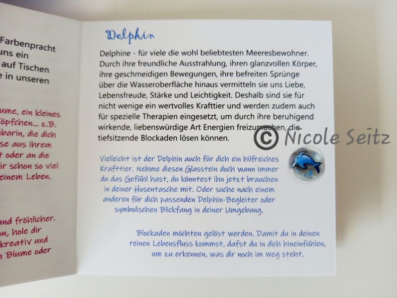 Glassteinchenorakel * 16 bemalte Glasnuggets mit Buch * Glücksbringer, Hosentaschensteine