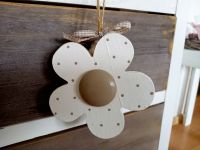 Holzblume * Beige-Weiß