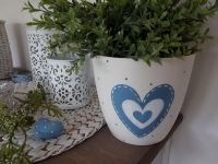 Übertopf Kunststoff, Herz