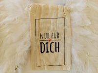 Leinenbeutel * Nur für DICH * 12 x 20 cm