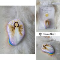 Hosentaschen-Schutzengel * Regenbogen-Lila