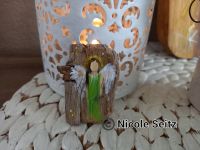 Hosentaschen-Schutzengel * Holz * Grün