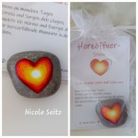 Hosentaschen-Herzöffner +Kärtchen +Säckchen * 3,7 x 3,3 cm