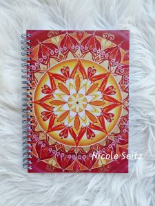 Notizblock liniert * Mandala "Leuchtender Kreis" DinA5