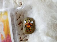 Hosentaschen-Schutzengel in Organza-Säckchen mit Spruchkärtchen